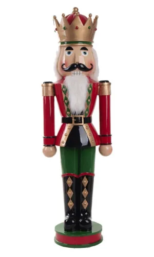 3 FT Red & Green King Nutcracker