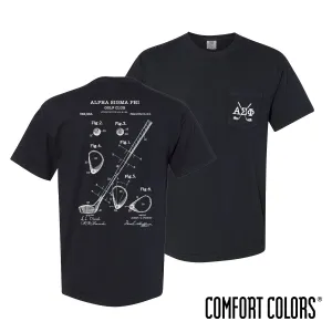 Alpha Sig Comfort Colors Club Components Short Sleeve Tee