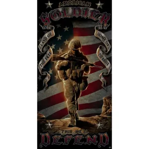 American Soldier Towel