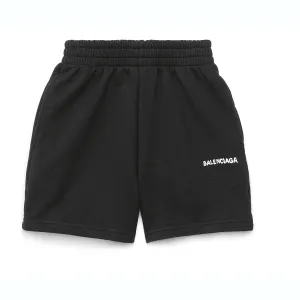 Black Logo Shorts