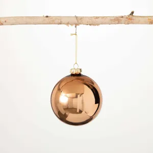 Classic Copper Ball Ornament