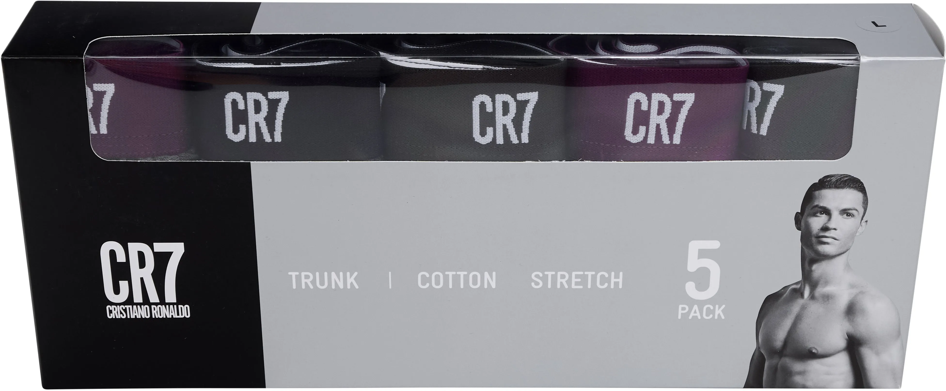 CR7 Men's 5-Pack Cotton Blend Trunks