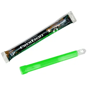 Cyalume Military Chemlight Lightstick 12 Hour 6” Green