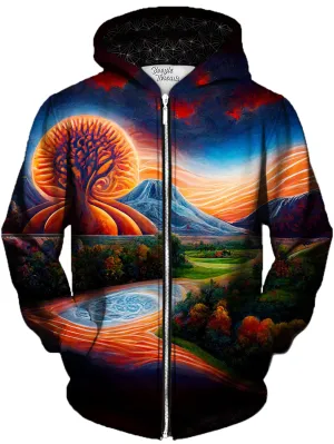 Delightful Solution Unisex Zip-Up Hoodie