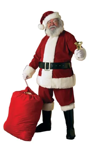 Deluxe Ultra Velvet Santa Suit Adult Costume