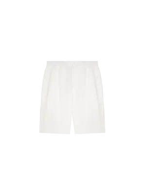 DNA Aloe Linen Long Shorts—off-white