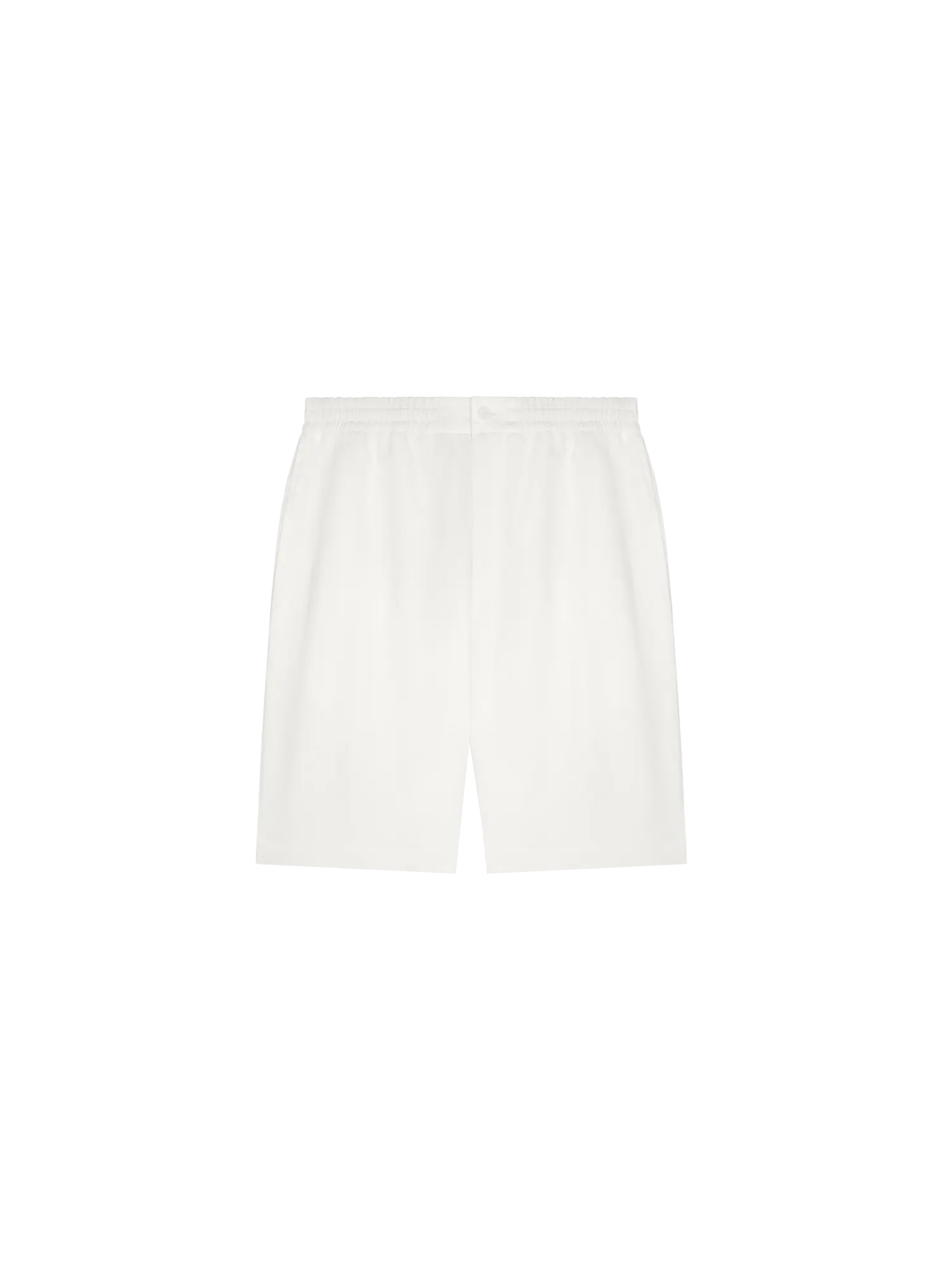 DNA Aloe Linen Long Shorts—off-white