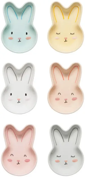 Easter Bunny Shaped Dip or Pinch Bowls (Multiple Colors)