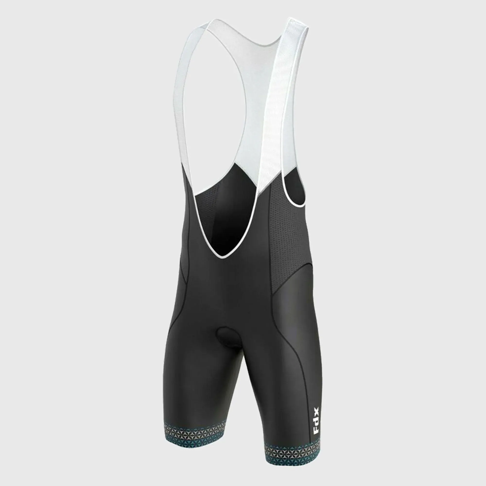 Fdx Vega Black Men's & Boy's Padded Summer Cycling Bib Shorts