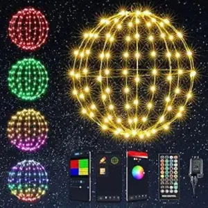 Foldable LED Light-up Sphere