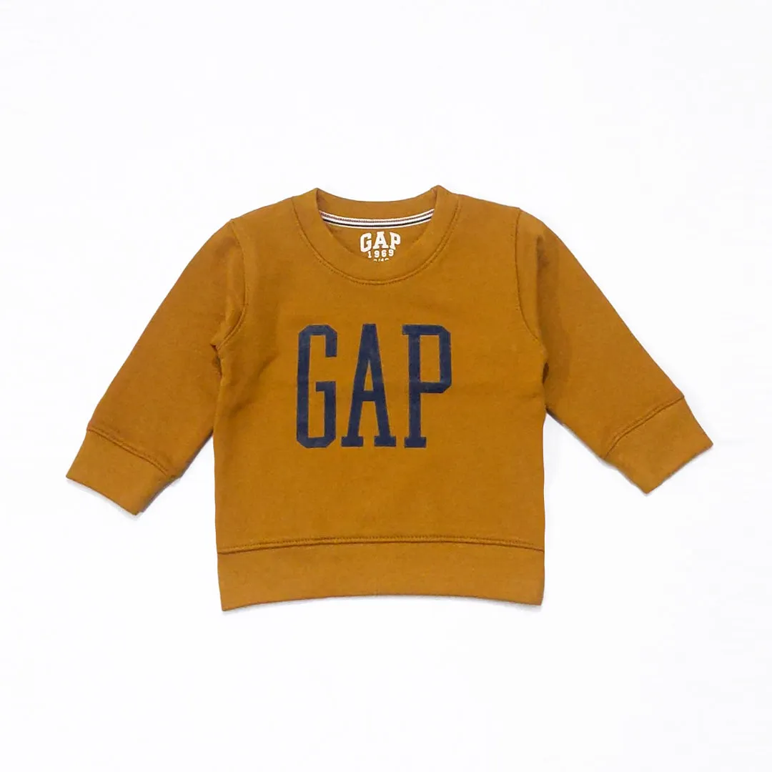 GAP - Kids 'Mustard' Round Neck Sweatshirt GP922