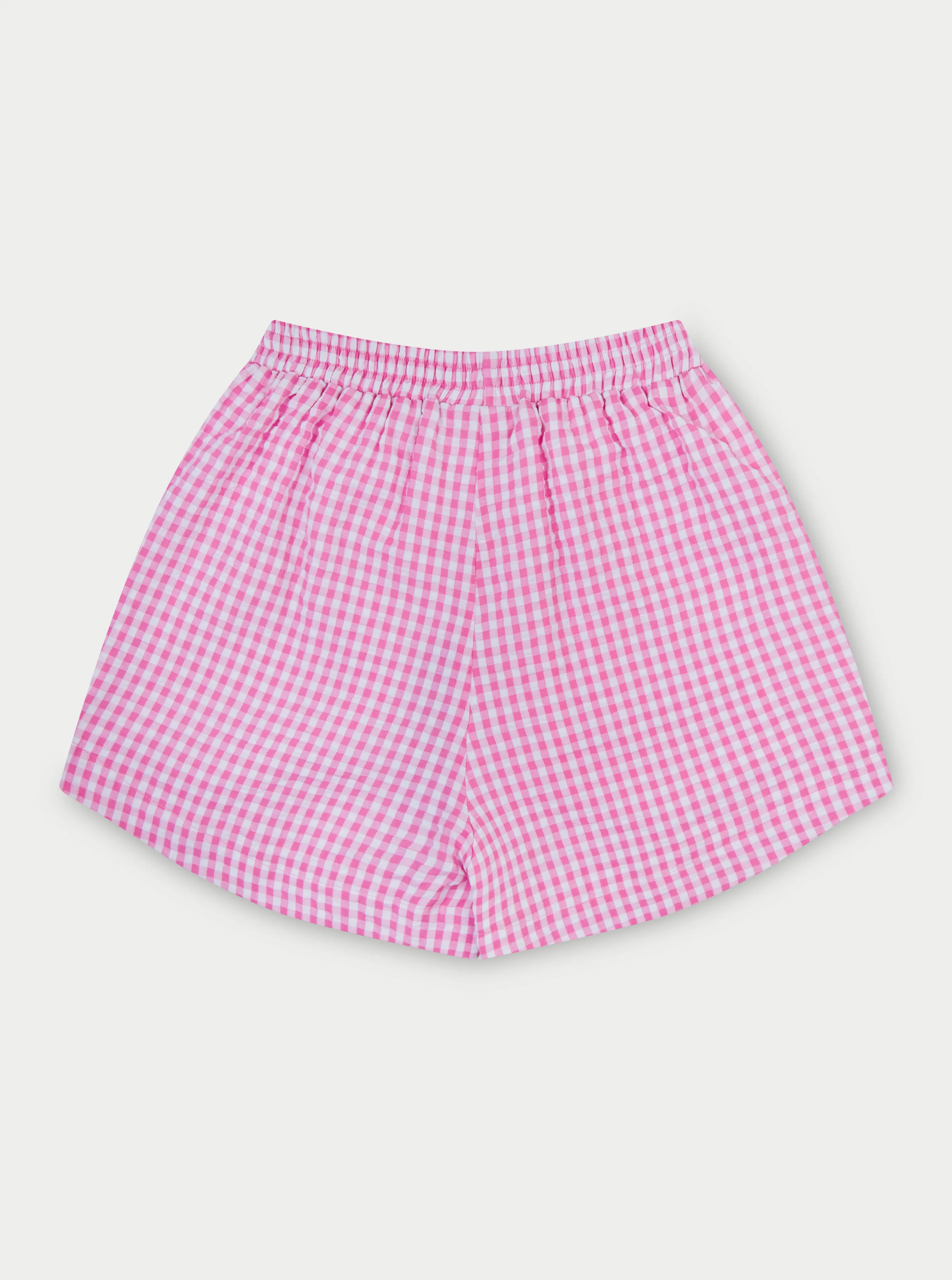 GINGHAM SHORTS - PINK