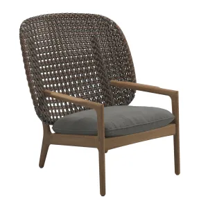 Gloster Kay High Back Lounge Chair - Brindle