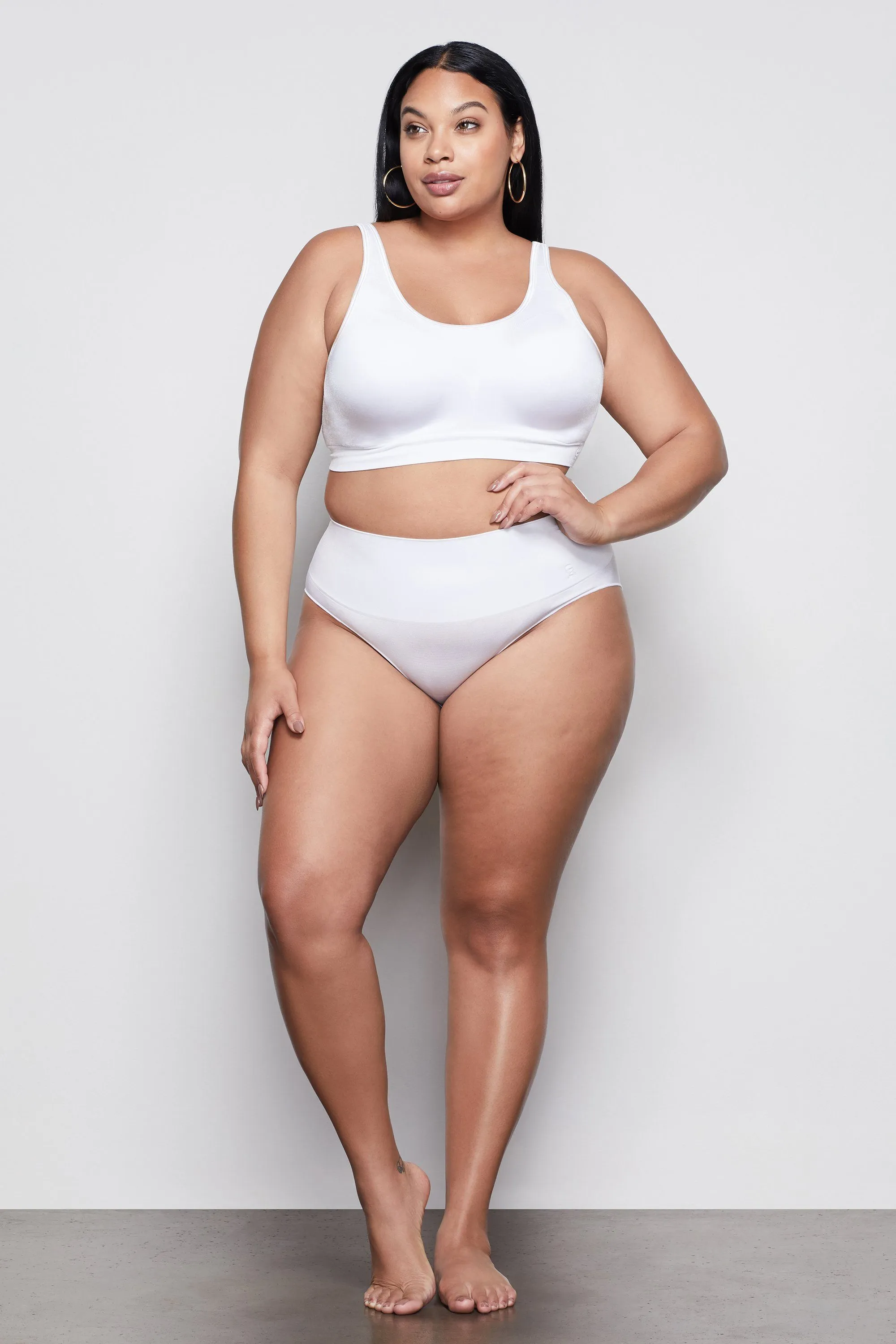 HIGH IMPACT COMPRESSION BIKINI | WHITE001