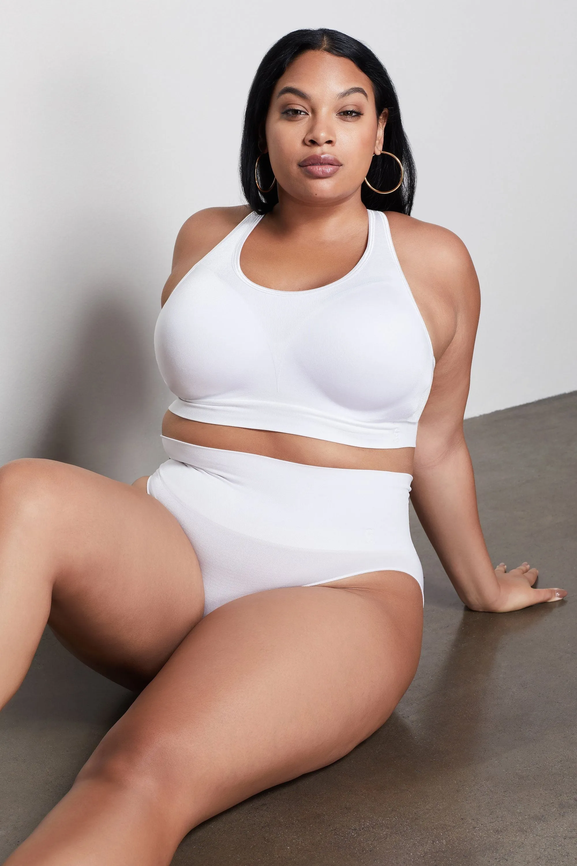 HIGH IMPACT COMPRESSION BIKINI | WHITE001