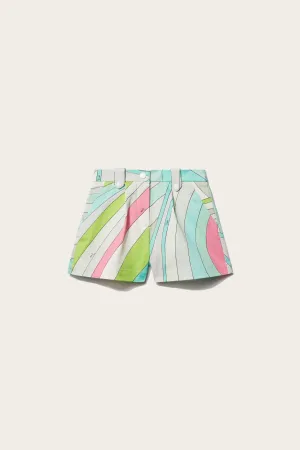 Iride-Print Shorts