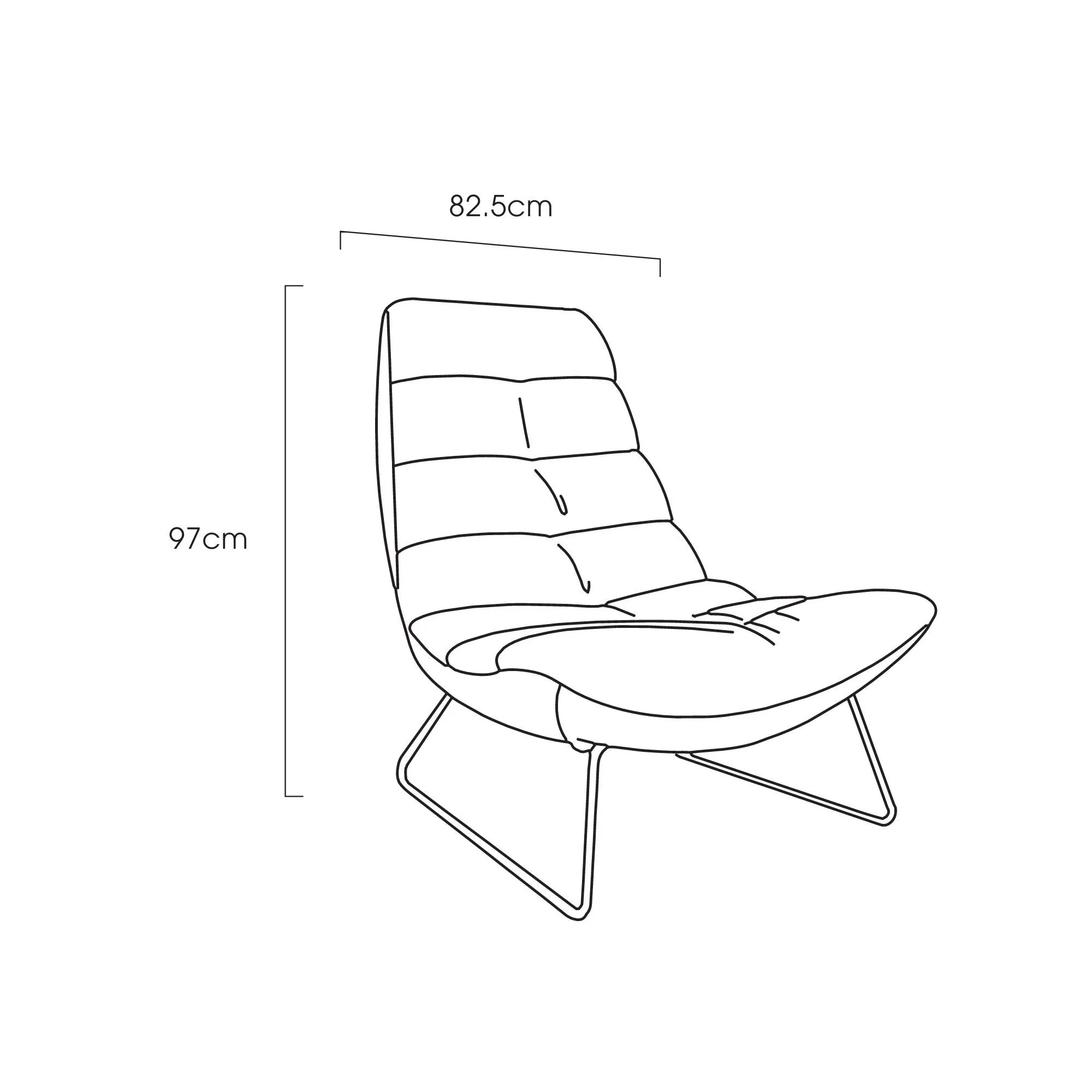 Kepler Lounge Chair - Cream