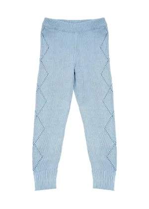 Knitted Leggings - Seafoam