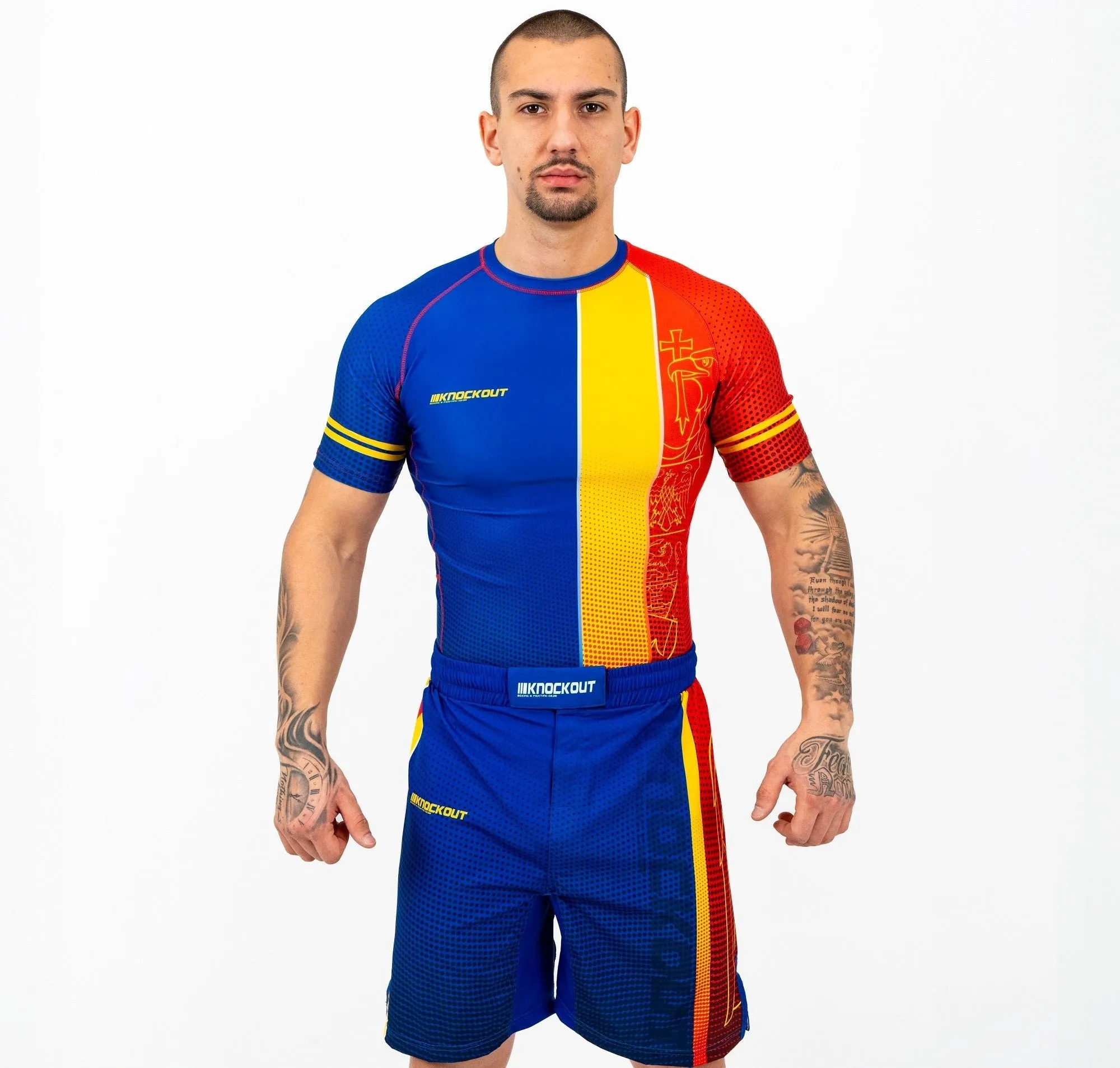 Knockout Romania Rashguard-Short Sleeve