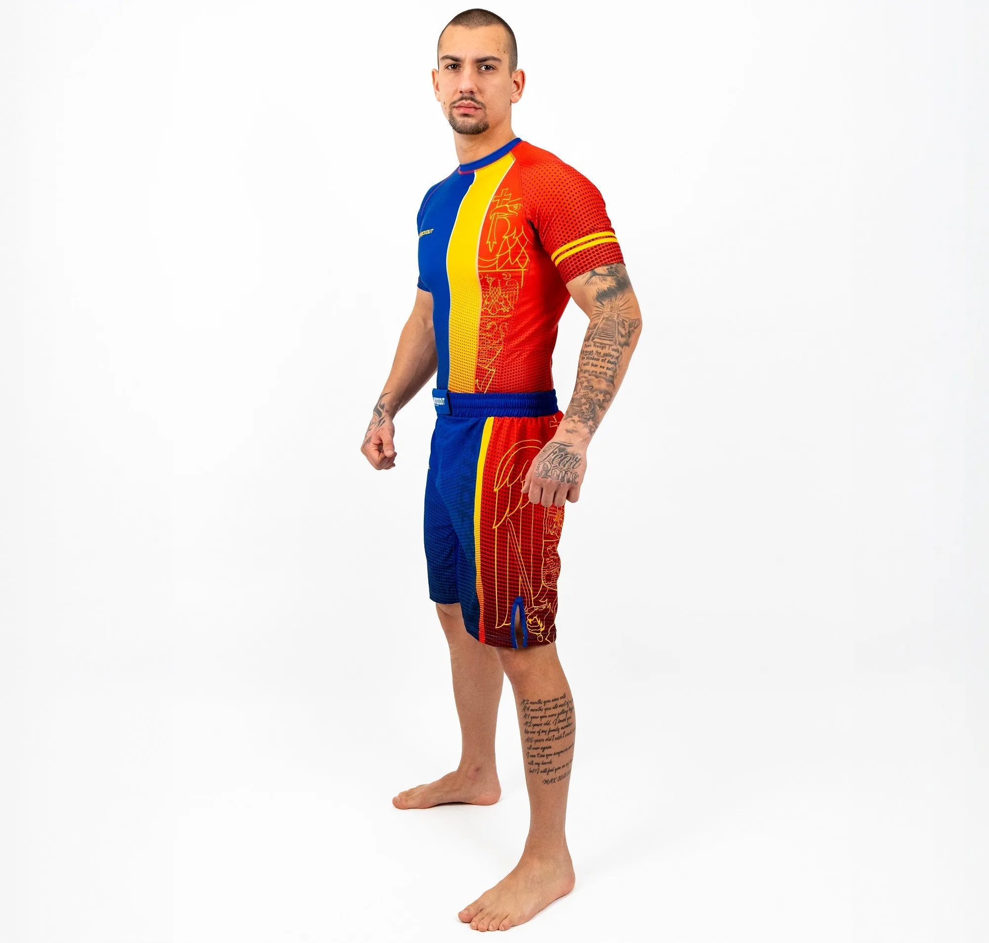 Knockout Romania Rashguard-Short Sleeve