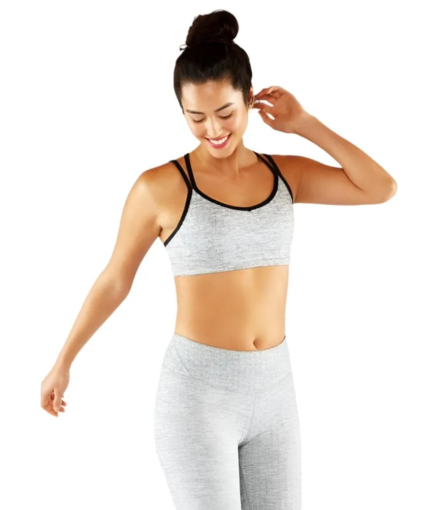 Last Chance! Manduka Cross Strap Bra - Herringbone