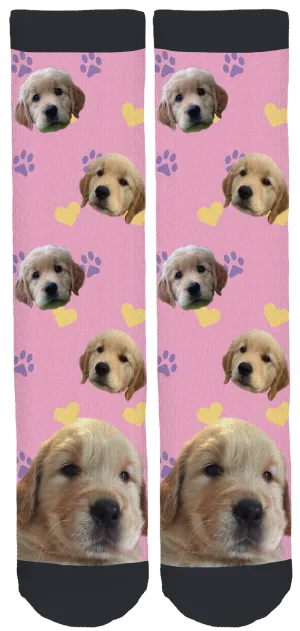 Maeve the Golden Retriever Crew Socks