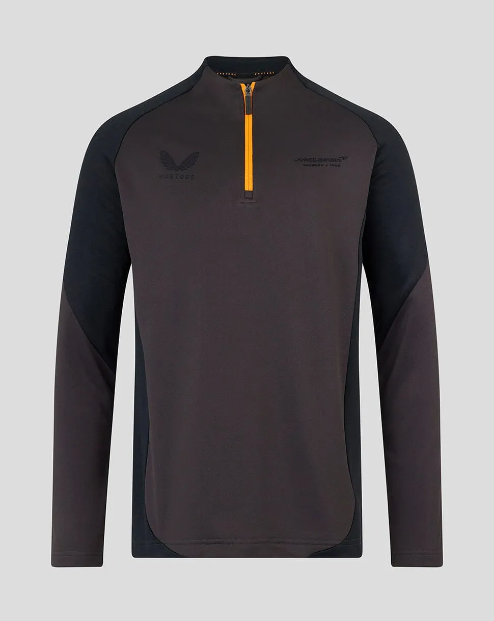 McLaren F1 Men's 1/4 Zip Midlayer- Black