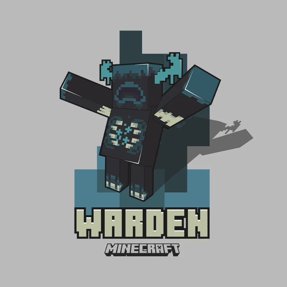 Minecraft Warden Kids Hooded Sweatshirt