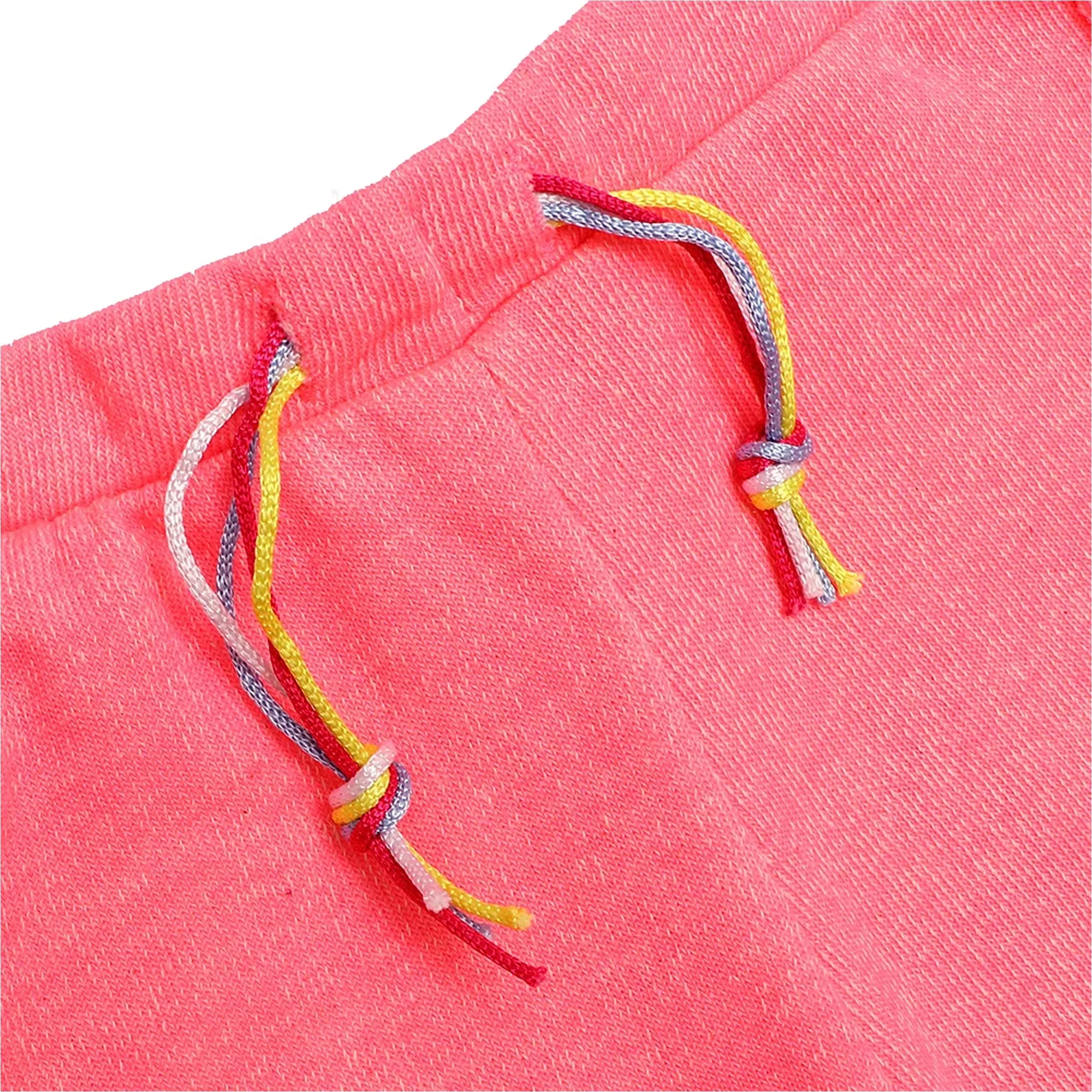 M.I.N.O.T.I - Kids 'Pink' Frayed hem Florescent dyed Shorts MN318