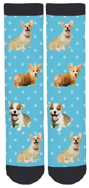 My Fav Corgi Crew Socks