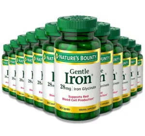 Nature's Bounty - Gentle Iron -  90 Ct (28 Mg) - 12 Pack