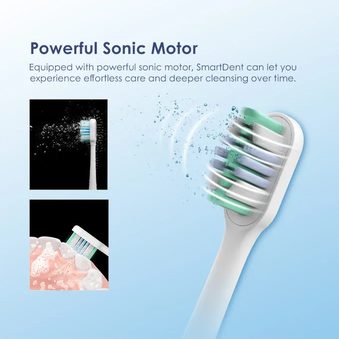 oraimo SmartDent Electric Toothbrush-One Free Holder Plus Two Free Replacement Brush Heads in total