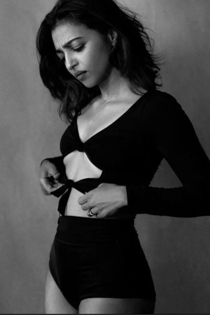 Radhika Apte in our Not your basic black bikini set