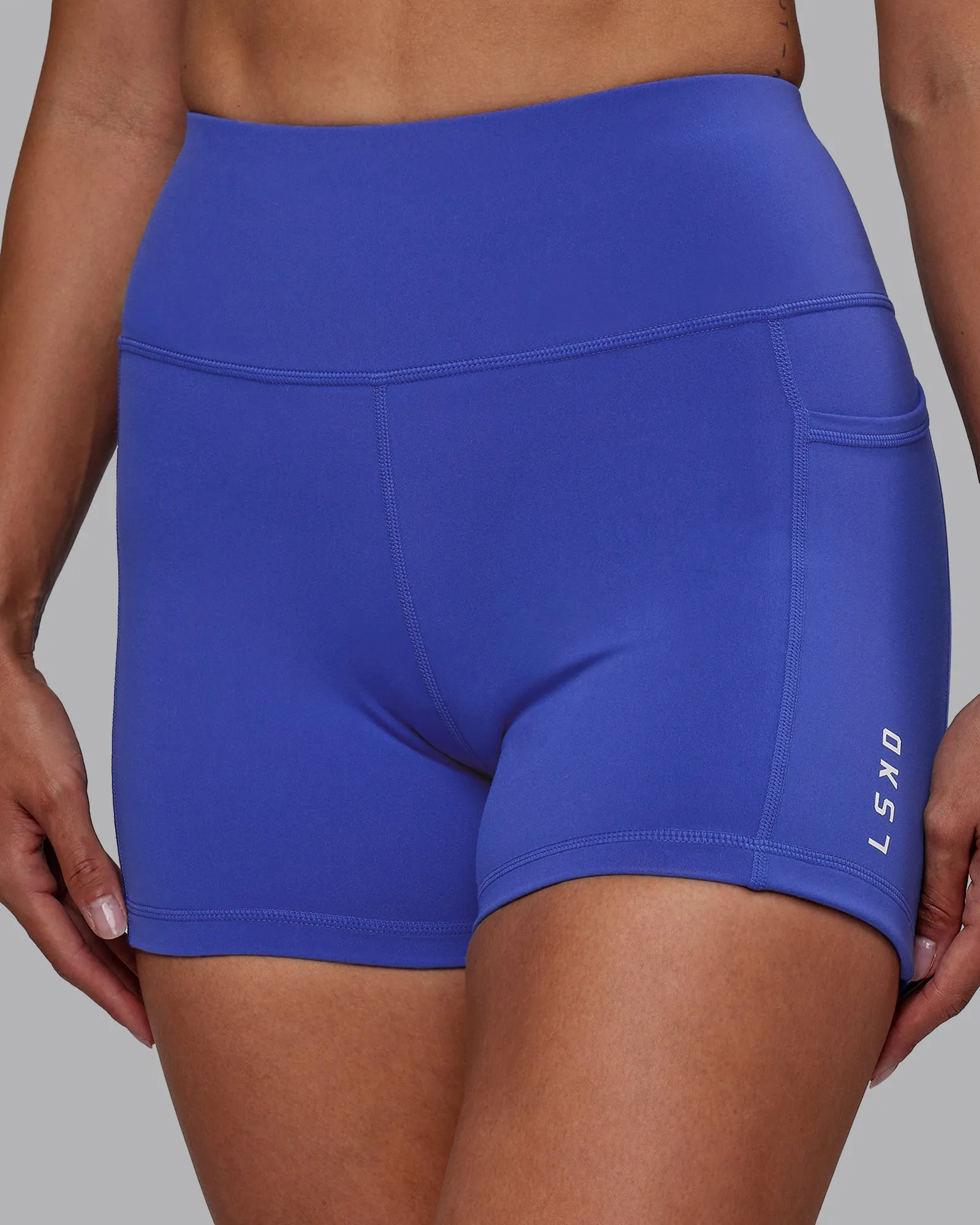 Rep X-Length Shorts - Power Cobalt-White