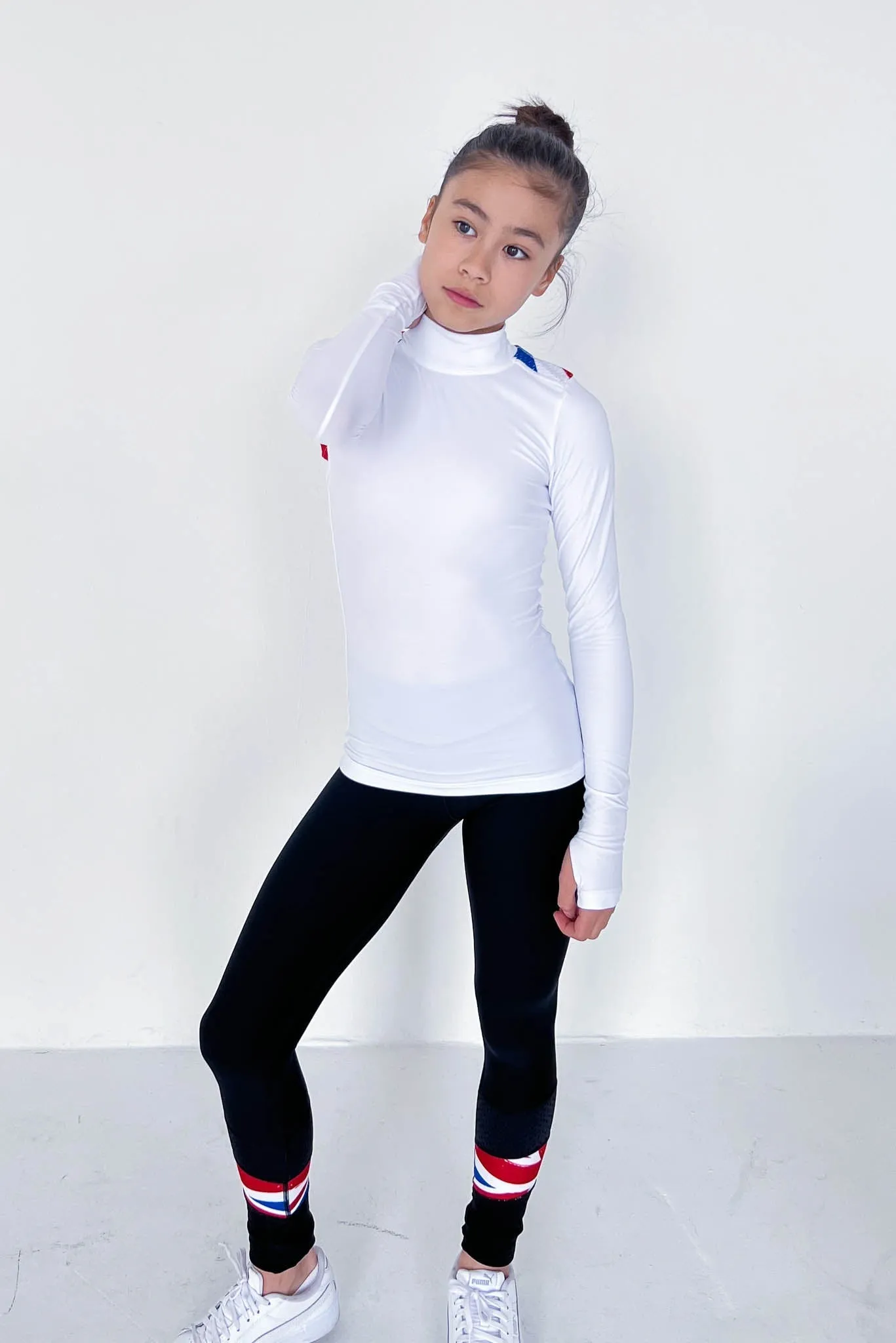 Royal Long-Sleeve Top in White