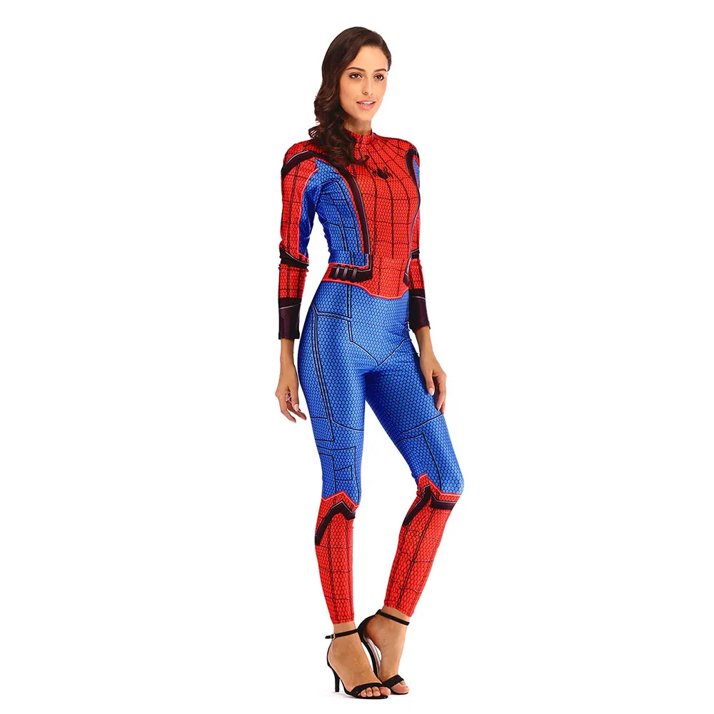 SPIDERMAN Jumpsuit Costume for Women