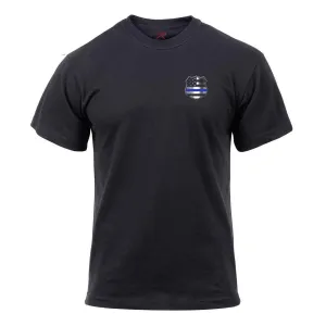 Thin Blue Line T-Shirt With Front Shield